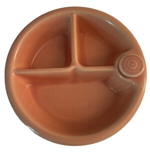 Vintage PINK Ceramic Baby Food Warming Succulent Change Dish - 6’1/4” Diameter